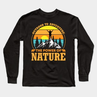 Adventure T - Shirt Design Long Sleeve T-Shirt